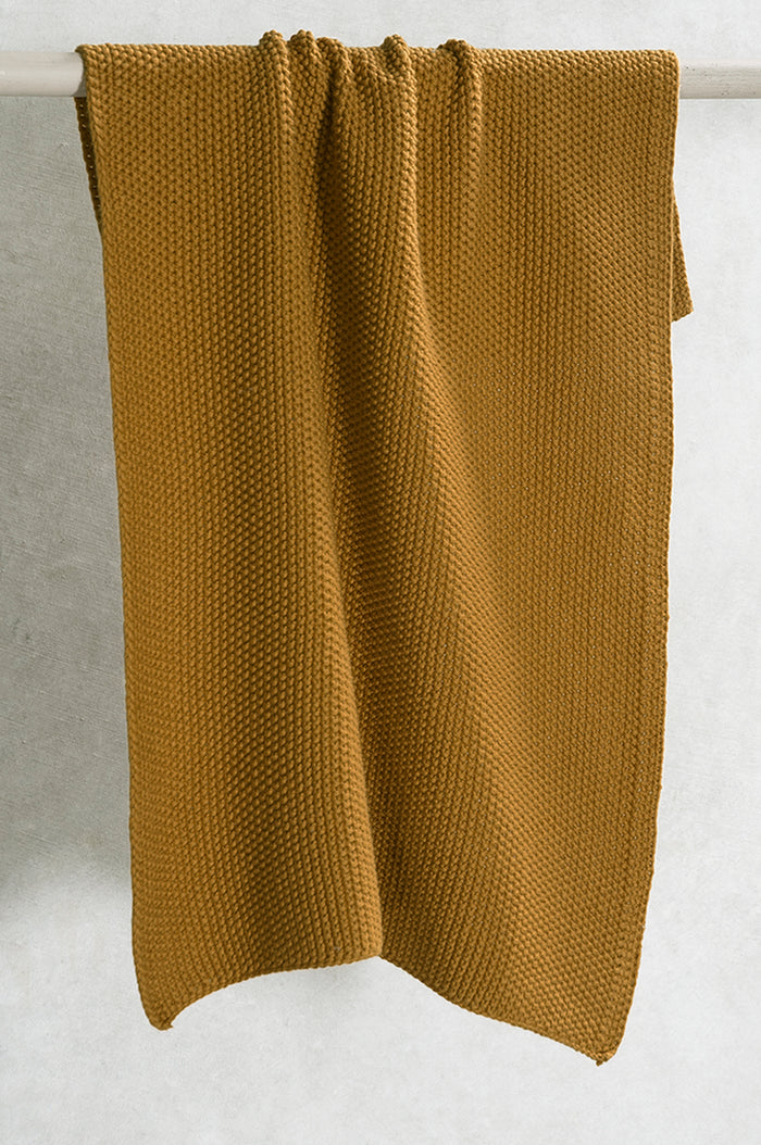 lavette ochre hand towels - set of two