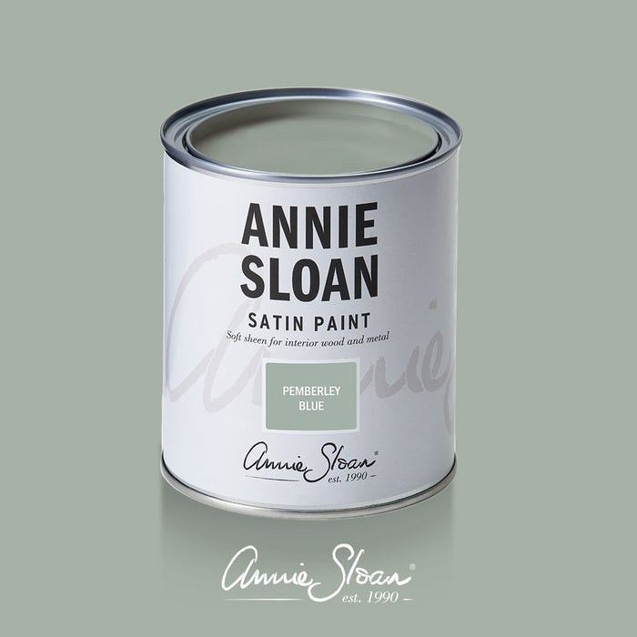 Satin Paint by Annie Sloan - Pemberley Blue
