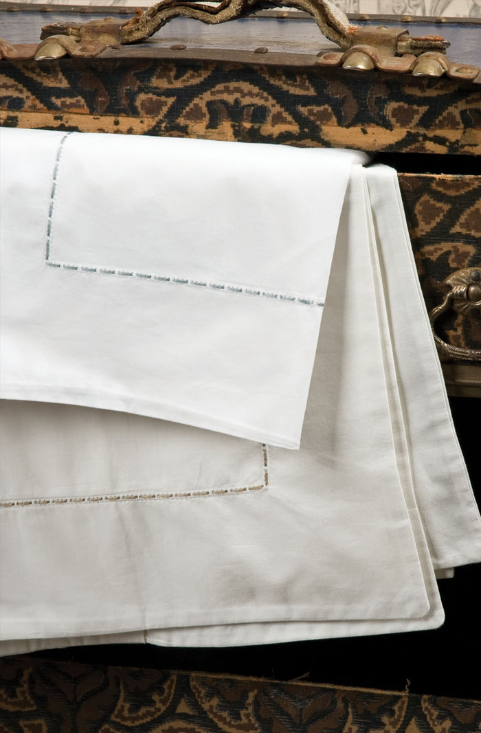 milano ivory oxford pillowcase