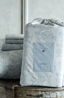 sabine pale blue sheet set