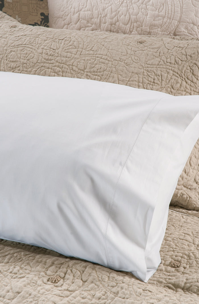 Ajour White Standard Pillowcase