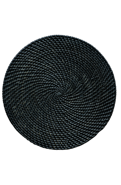 Rattan Placemat - Black