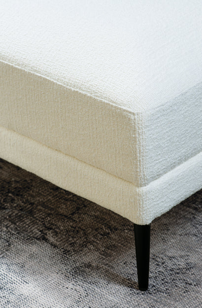 Renzo Ivory Ottoman