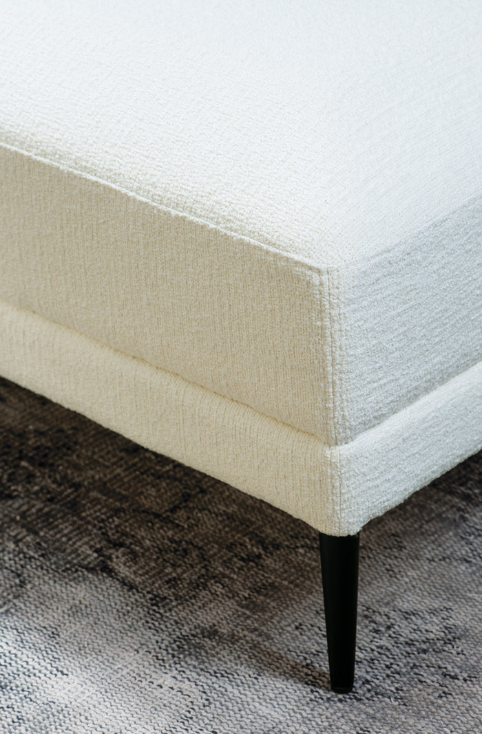 Renzo Ivory Ottoman