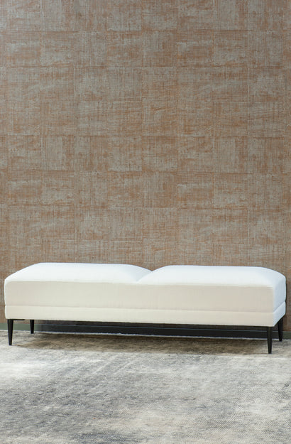 Renzo Ivory Ottoman