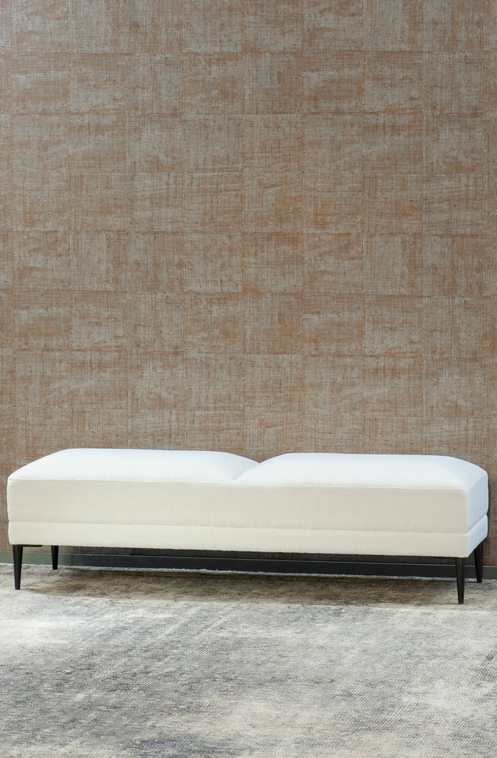 Renzo Ivory Ottoman