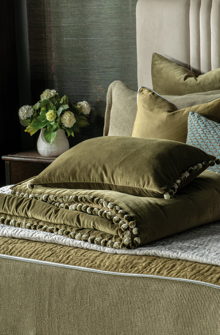 Cerchio Olive Cushion