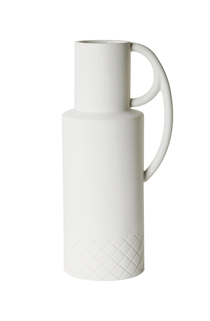 Double Handle Jug White