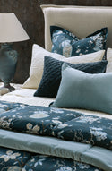 Mica Prussian Blue Cushion