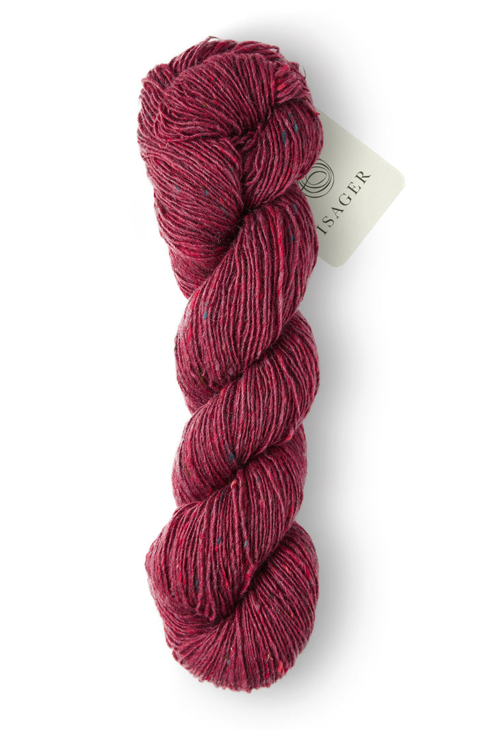 Isager Tweed Plum