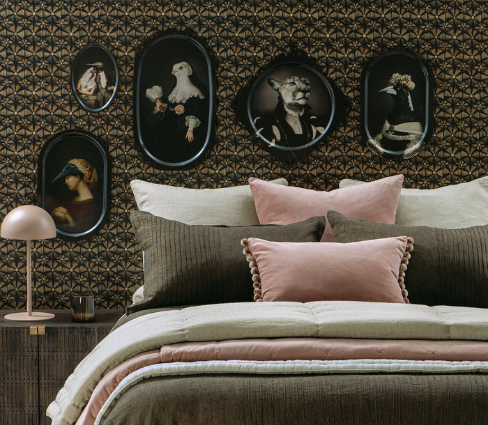 Kaiyu Bronze Duvet Cover Set