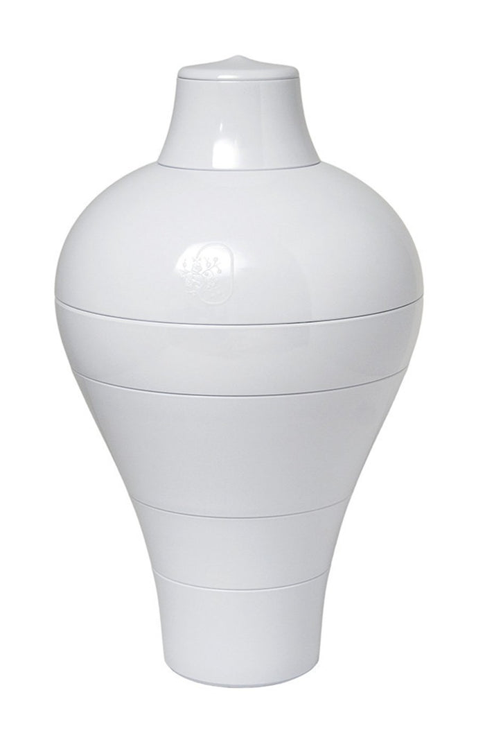 Ming Stackable Dishes - Acqua White