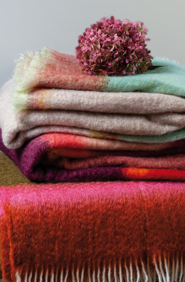 Matisse Throw Green/Rust