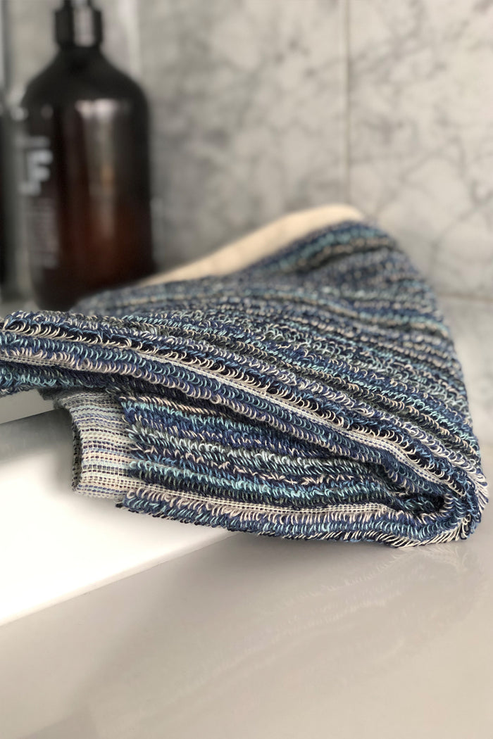 Paros Stripe Face Cloth