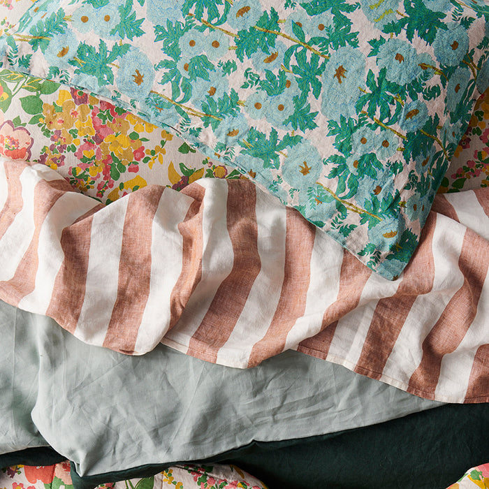 Joan's Floral Standard Eurocase - Set of 2