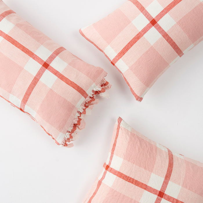 Floss Check Standard Pillowcase - Set of 2