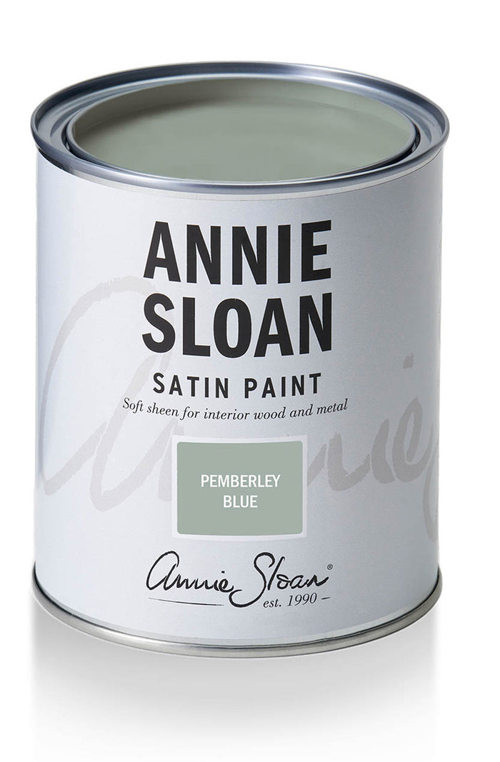 Satin Paint by Annie Sloan - Pemberley Blue