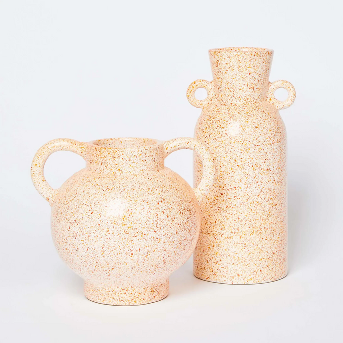 Speckle Amber Tall Vase