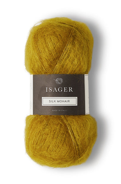 Silk Mohair Mustard Yellow 22