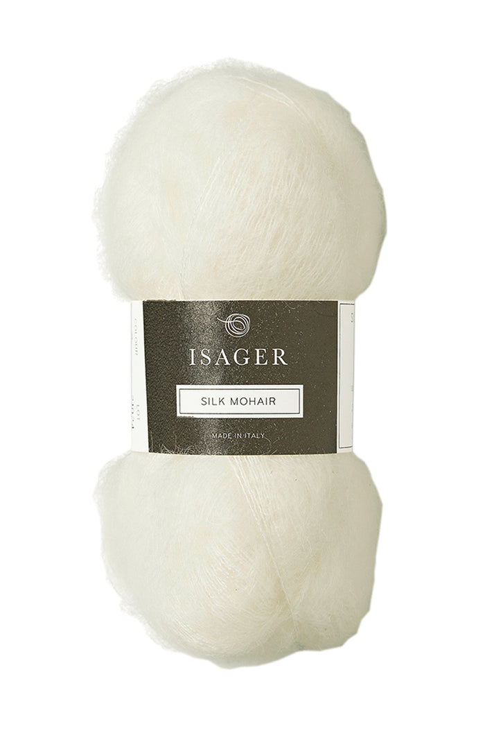 Silk Mohair Eco White E0