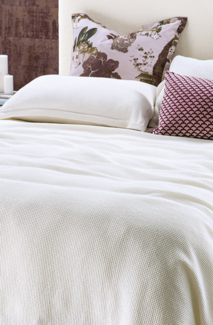 Sottobosco Ivory Bedspread
