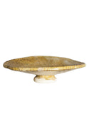 Moroccan Mustard Pedestal Bowl - Large