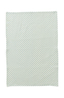 Tiny Checkers Powder Blue Tea Towel