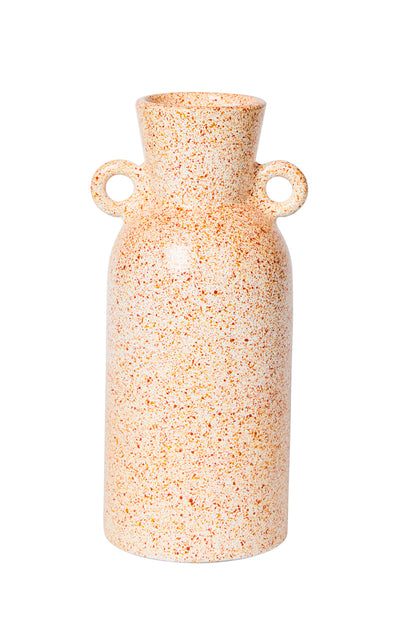 Speckle Amber Tall Vase