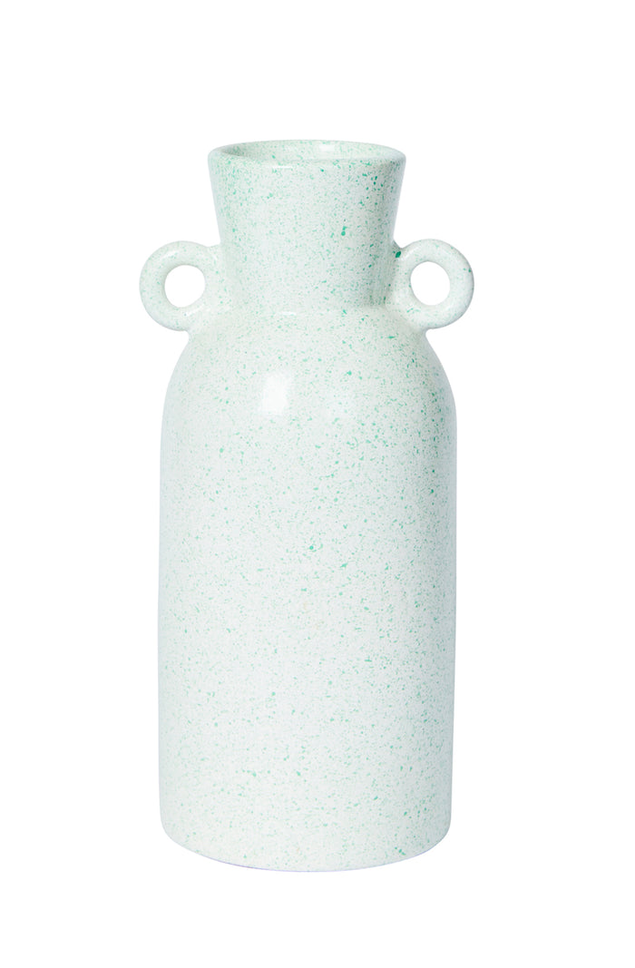 Speckle Green Tall Vase