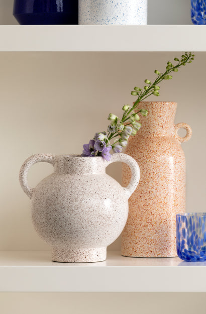 Speckle Amber Tall Vase