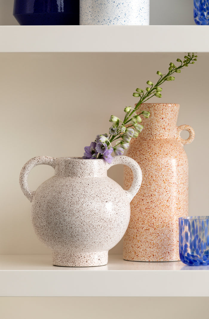 Speckle Amber Tall Vase