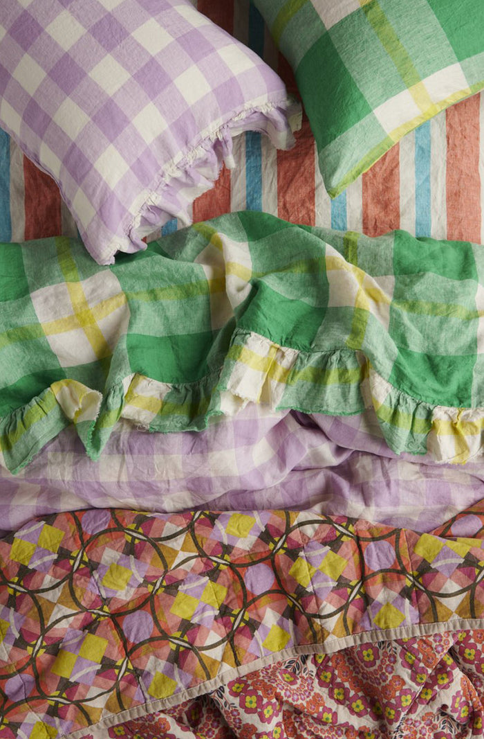 Zest Check Standard Pillowcase - Set of 2