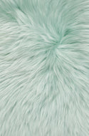 new zealand long-wool sheepskin rug - mint