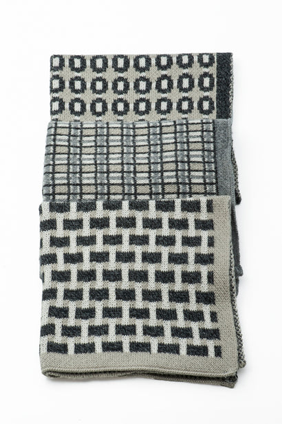 Basento Graphite Washcloths - Set of Three