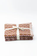 Basento Rose Gold Washcloths - Set of Three