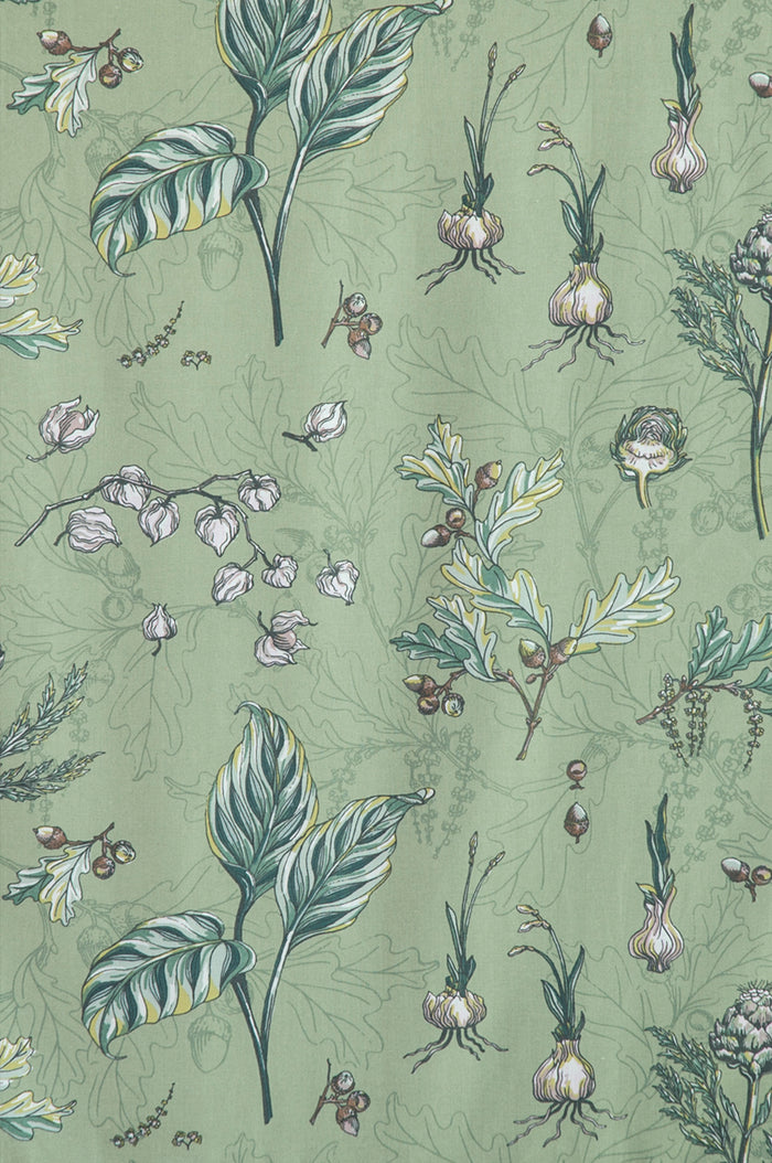 botaniska green fabric