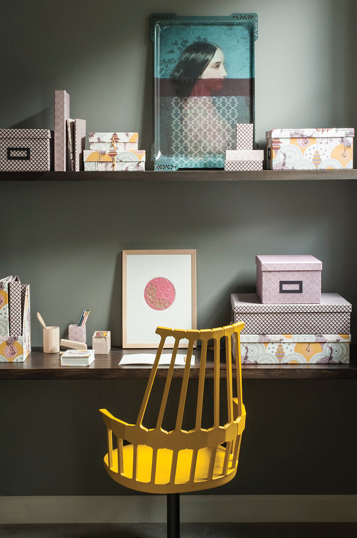 sunrise magazine holders - set of two