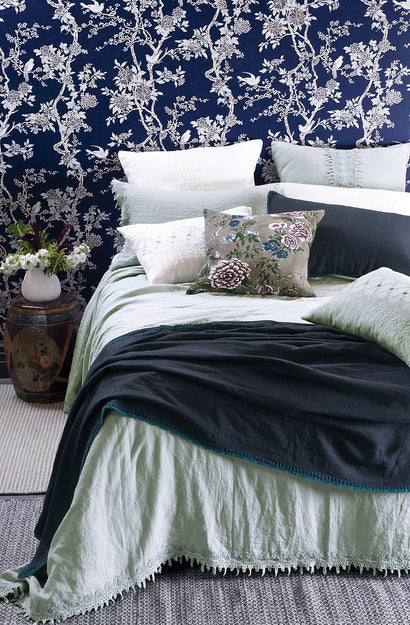 torelli crellini linen bedcover