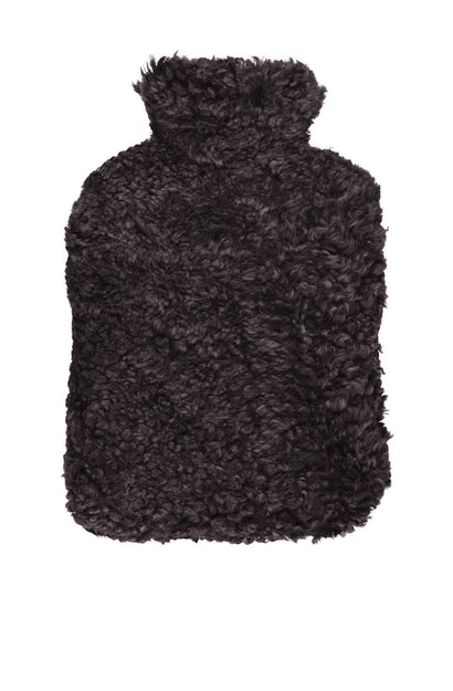 new zealand short wool hot water bottle - cappuccino
