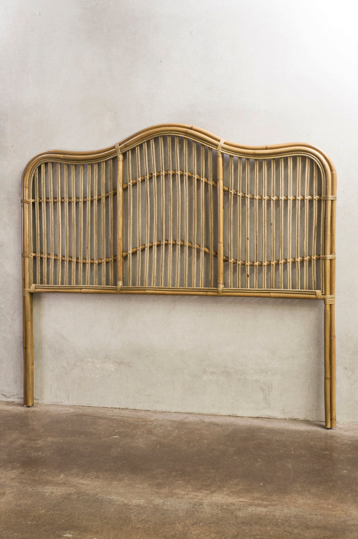 Curvare Antique Grey Headboard