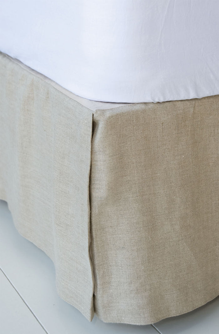 natural linen valance