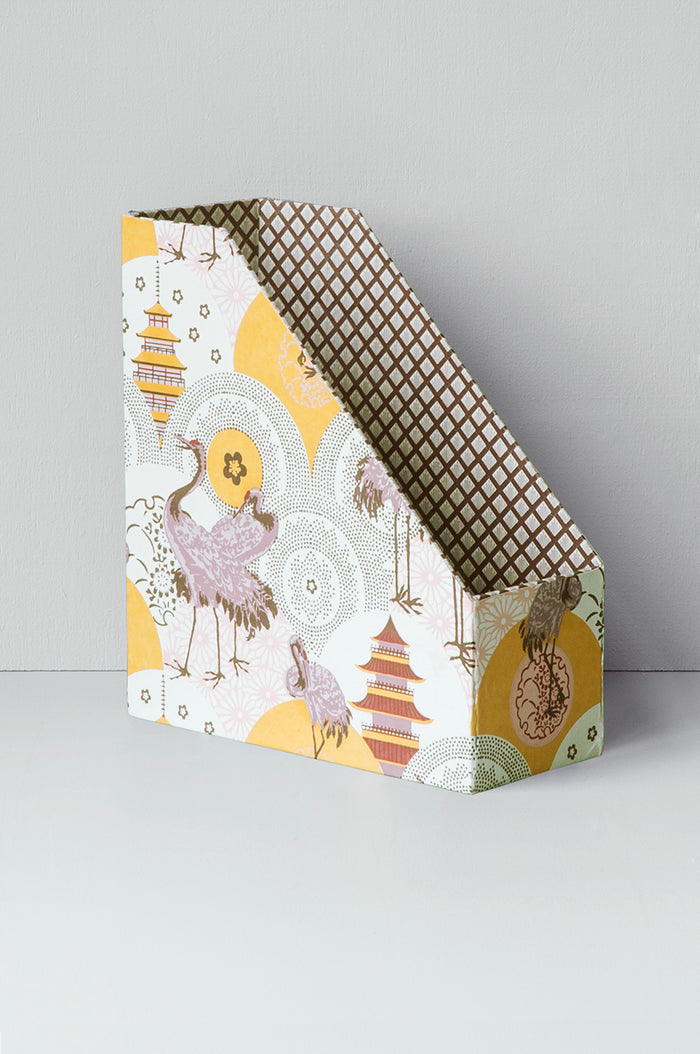 sunrise magazine holders - set of two