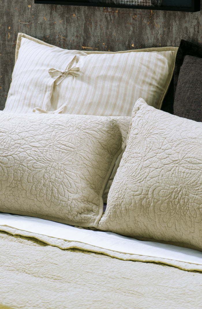 Fontanella Natural Linen Pillowsham Pair