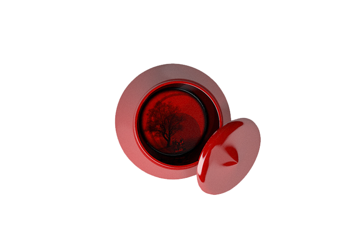 Ming Stackable Dishes - China Red