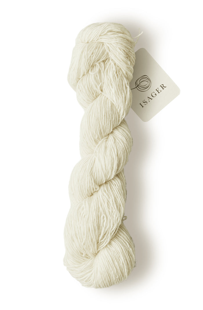 Isager Tweed Raw White
