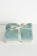 Lavette Duck Egg Washcloths - Set of Three