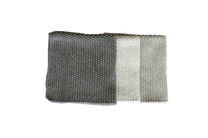 Lavette Grey Washcloths - Set of Three