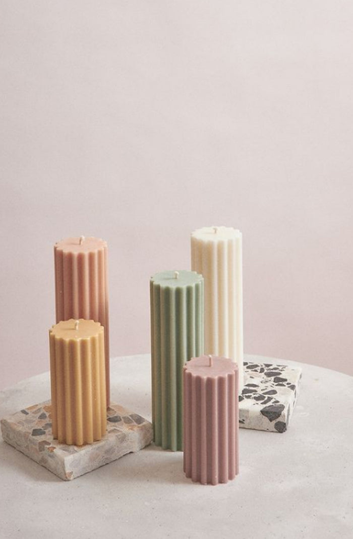 Mave Pillar Candle - Pumpkin