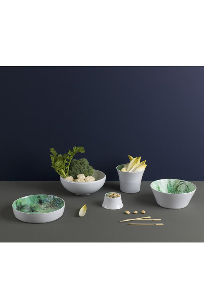 Ming Stackable Dishes - Acqua White