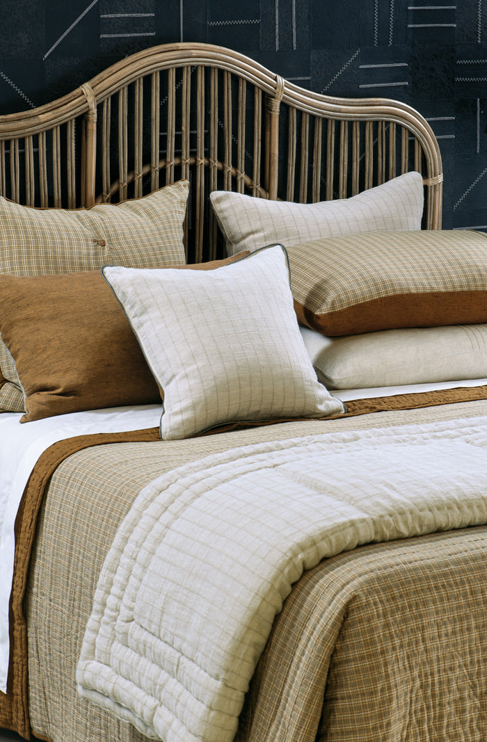 Curvare Antique Grey Headboard